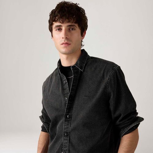Camisa Levi's® Authentic Button Down Manga Longa Preta