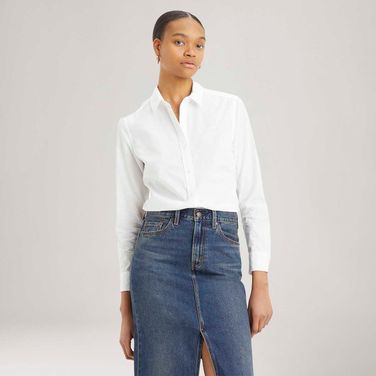 Camisa Levi's® The Classic Branca Manga Longa