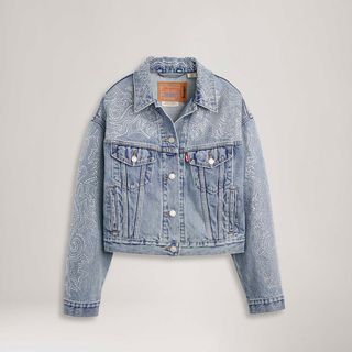 LEVI’S 90's 70505 4th denim jacket Jaqueta Jeans Levi's® 90's Shrunken Trucker Lavagem Clara - Levi's