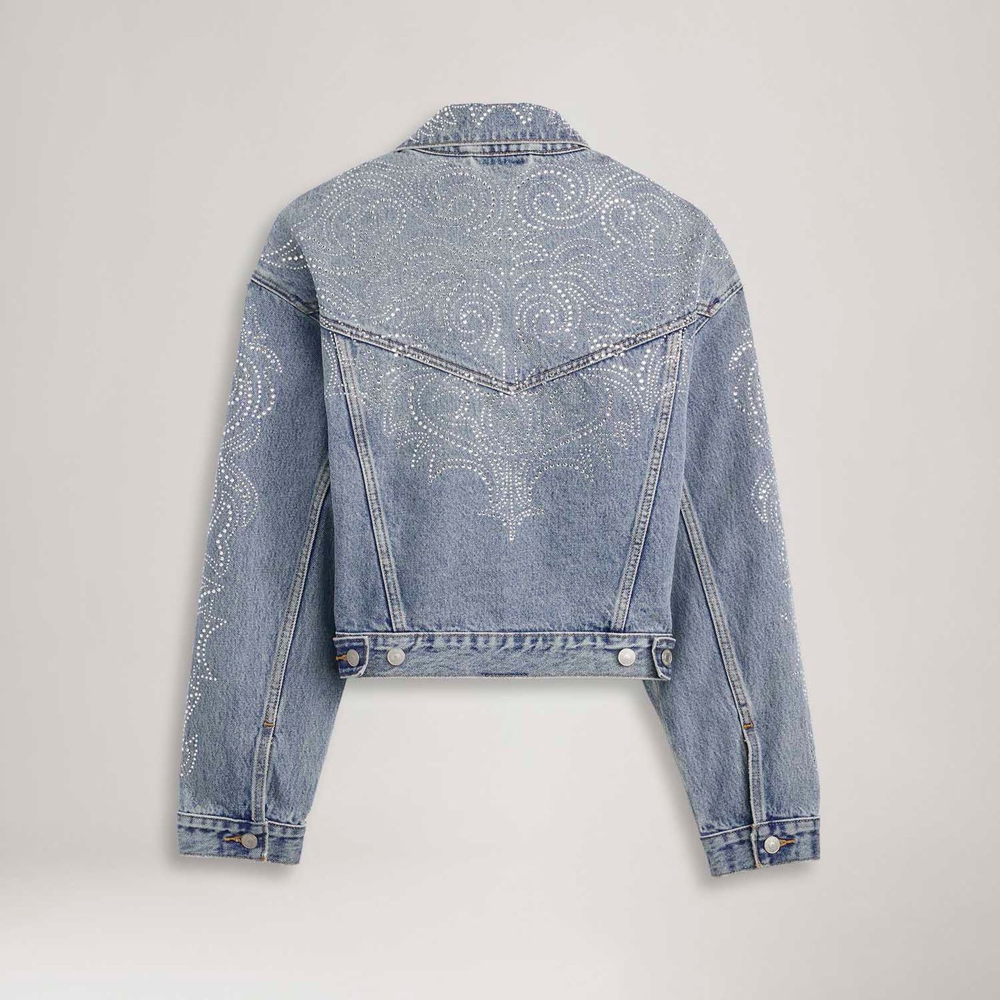 Jaqueta Jeans Levi's® 90's Shrunken Trucker Lavagem Clara - Levi's