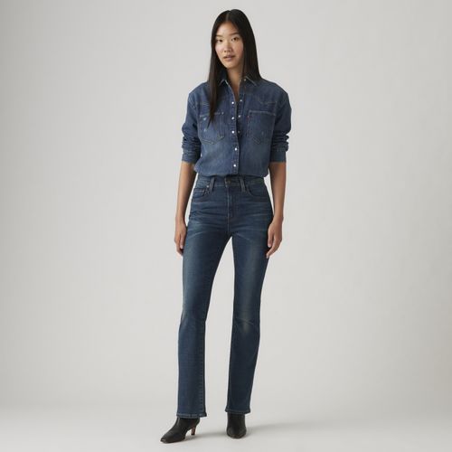 Calça Jeans Levi's® 725® High Rise Bootcut Lavagem Escura