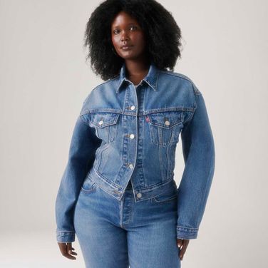 Jaqueta Jeans Levi's® Trucker Blue Lace Up