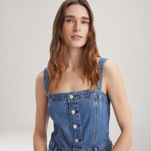 Macacão Jeans Levi's® Drea Lavagem Média