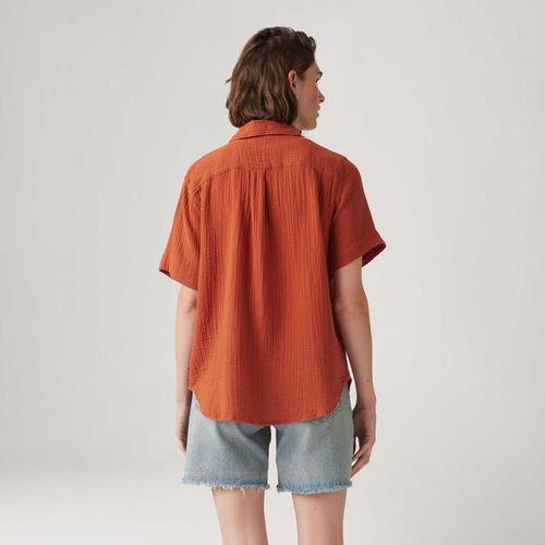 Camisa Levi's® Darlene Vermelha Manga Curta