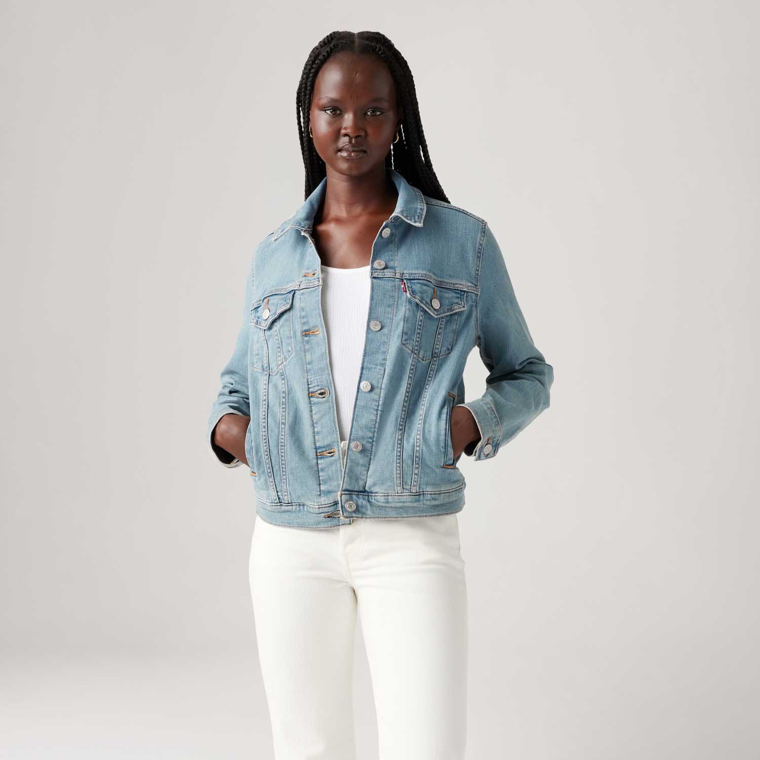 Jaqueta Jeans Levi's® Trucker Original Lavagem Clara - Levi's® Brasil