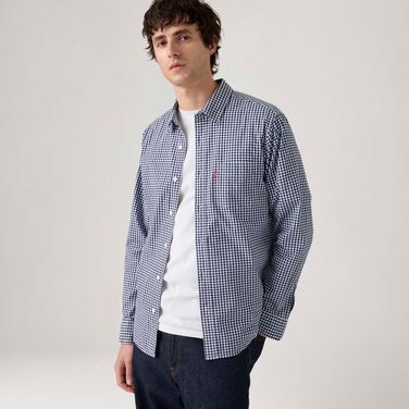 Camisa Levi's® Classic Standard Xadrez Manga Longa