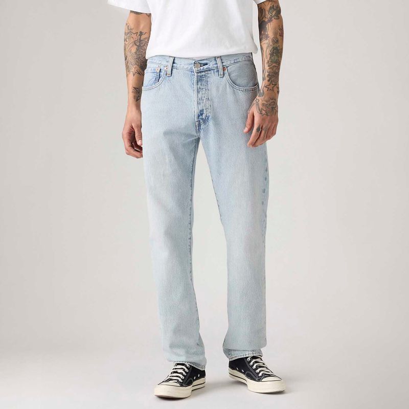 Calça Jeans Levi's® 501® Original Thermodapt Lavagem Clara