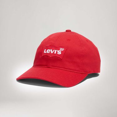 Boné Levi's® Curved Visor Batwing Vermelho - U USA | U BR