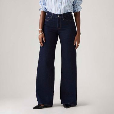 Calça Jeans Levi's® 318® Wideleg Lavagem Escura