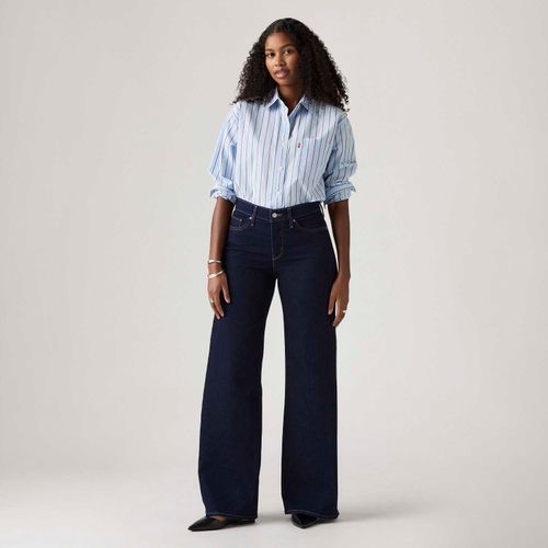 Calça Jeans Levi's® 318® Wideleg Lavagem Escura
