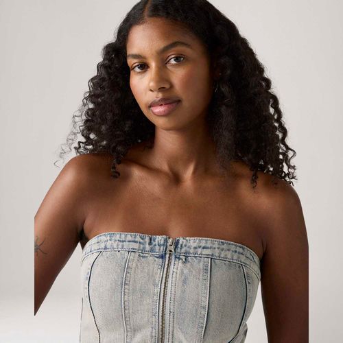Blusa Corset  Jeans Levi's® Sculpted Cinza