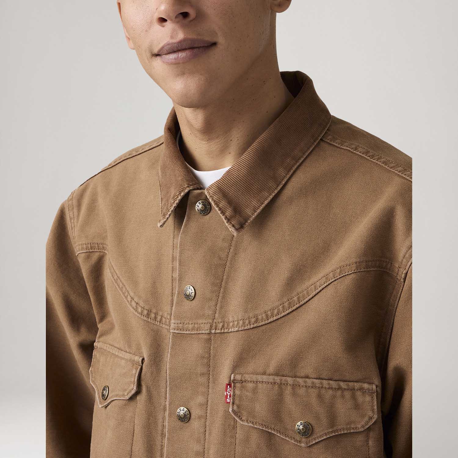 【W32 L30】europe levi's ブラウン engineered Casaco Levi's® Western Shorthorn Marrom - Levi's® Brasil