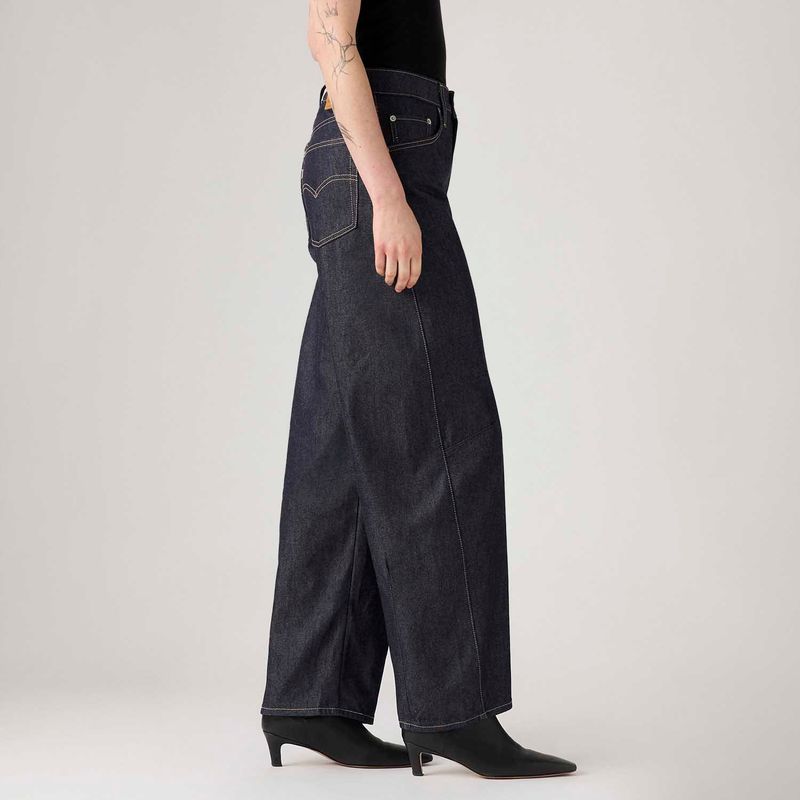 Calça Jeans Levi's® Baggy Dad Barrel Lavagem Escura - Levi's® Brasil