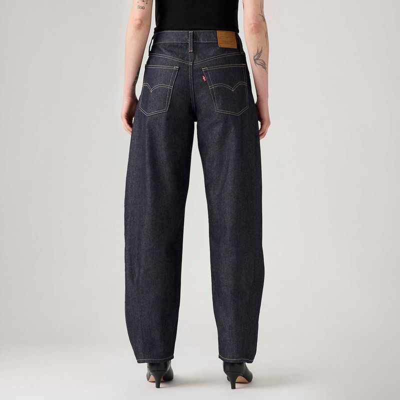 Calça Jeans Levi's® Baggy Dad Barrel Lavagem Escura - Levi's® Brasil