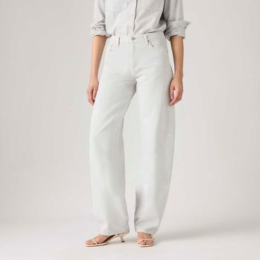 Calça Jeans Levi's® Baggy Dad Barrel Cinza