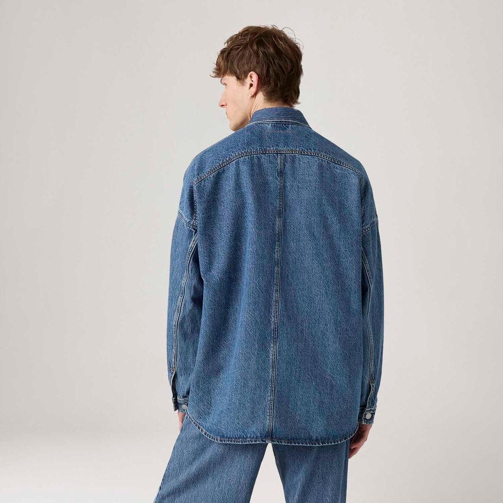 Camisa Jeans Levi's® Twist Shacket Lavagem Escura | FastStore PDP
