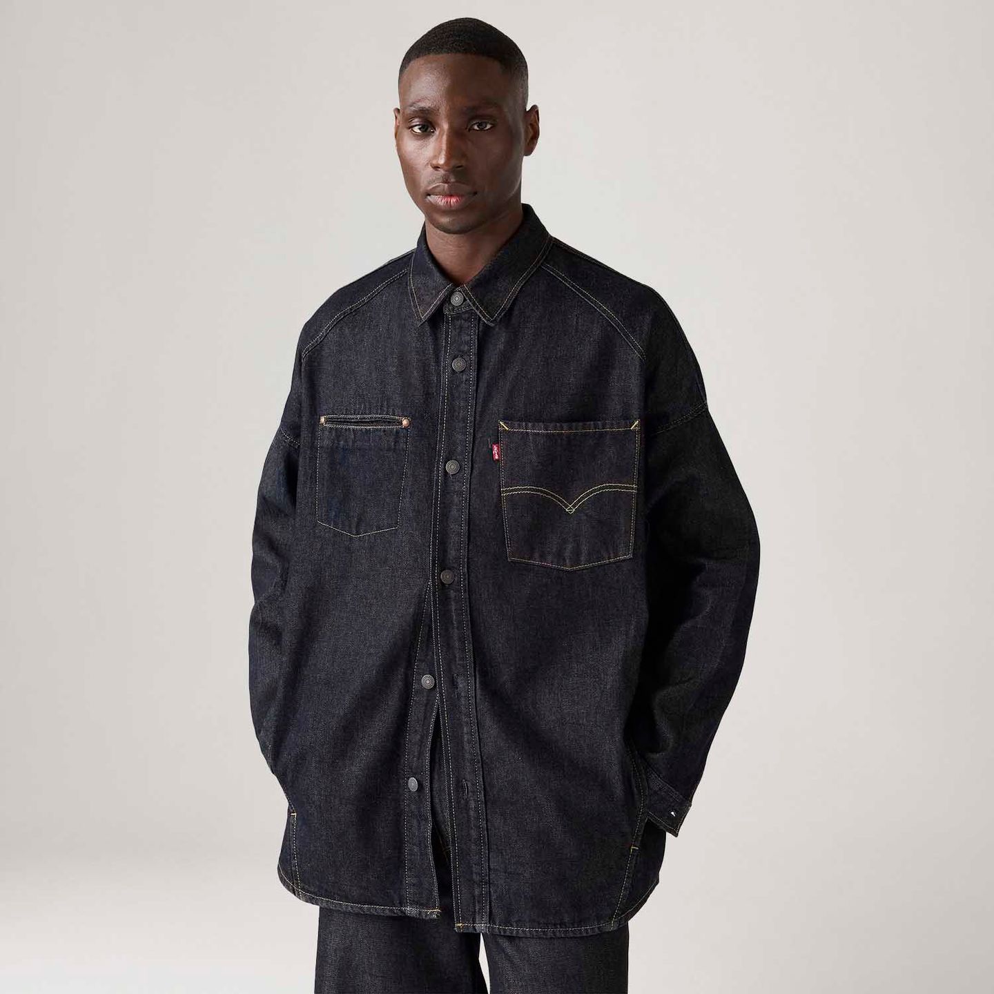 Camisa Jeans Levi's® Twist Shacket Lavagem Média - Levi's® Brasil