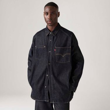 Camisa Jeans Levi's® Twist Shacket Lavagem Média