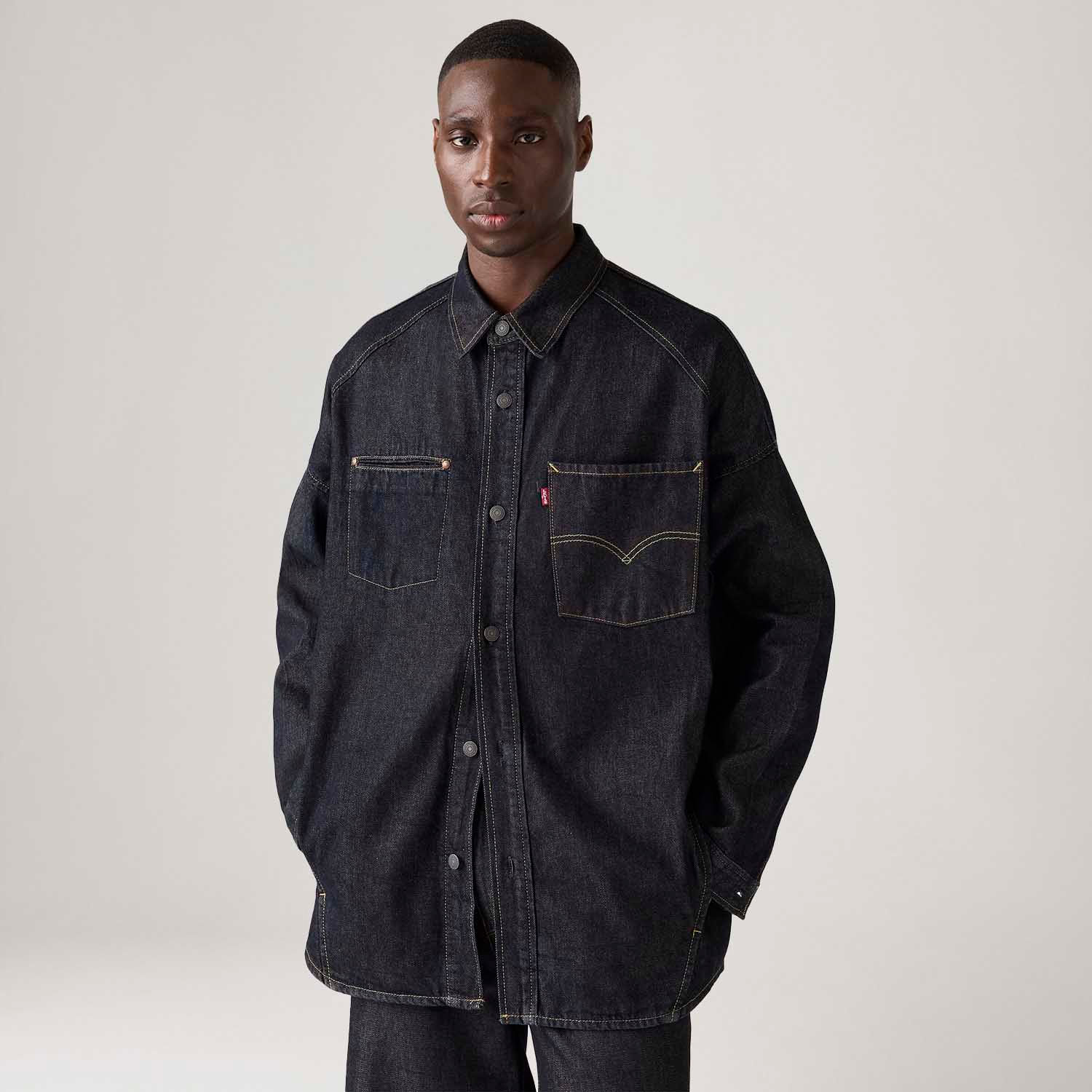 Camisa Jeans Levi's® Twist Shacket Lavagem Média - Levi's® Brasil