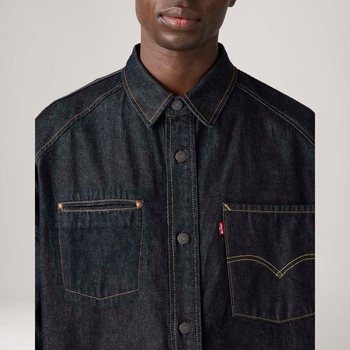 Camisa Jeans Levi's® Twist Shacket Lavagem Média