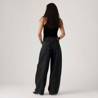 Calça Jeans Levi's® Super Baggy Barrel Preta - Levi's® Brasil