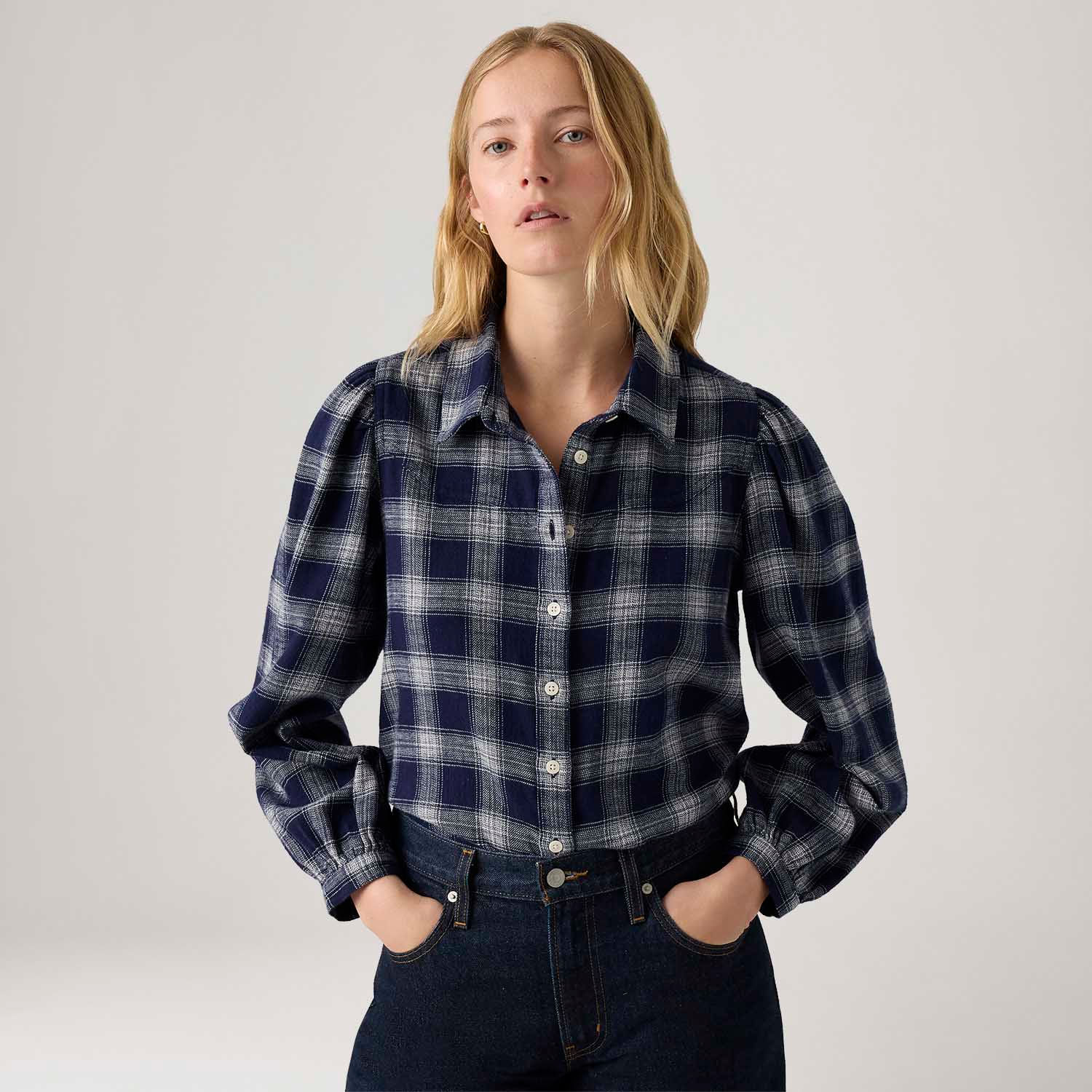Camisa Levi's® Journey Western Azul - Levi's® Brasil