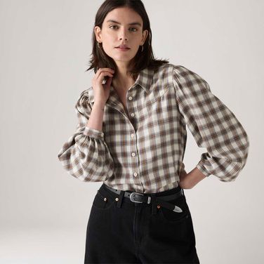 Camisa Levi's® Journey Western Marrom