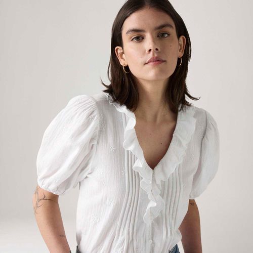 Blusa Levi's® Giselle Ruffle Branca