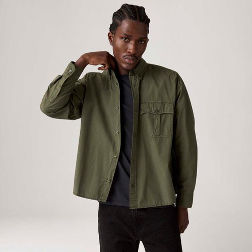Camisa Levi's® Zandt Cropped Verde