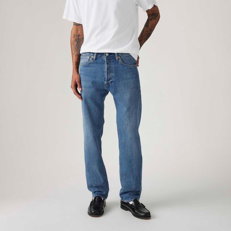 Calça Jeans Levi's® 501® Original Lavagem Média - Levi's® Brasil