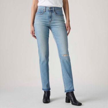 Calça Jeans Levi's® 724® High Rise Straight Lavagem Média