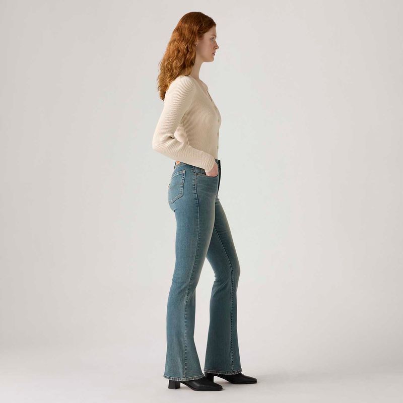 コラヴァン Calça Jeans Levi's® 726® High Rise Flare Lavagem Média - Levi's