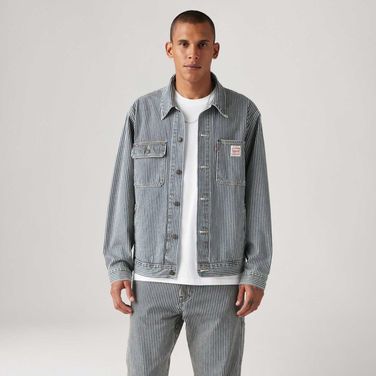 Jaqueta Jeans Levi's® Trucker Sunrise Listrada