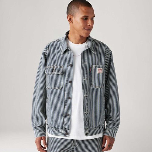 Jaqueta Jeans Levi's® Trucker Sunrise Listrada