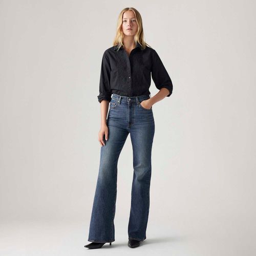 Calça Jeans Levi's® Ribcage Bells Lavagem Média