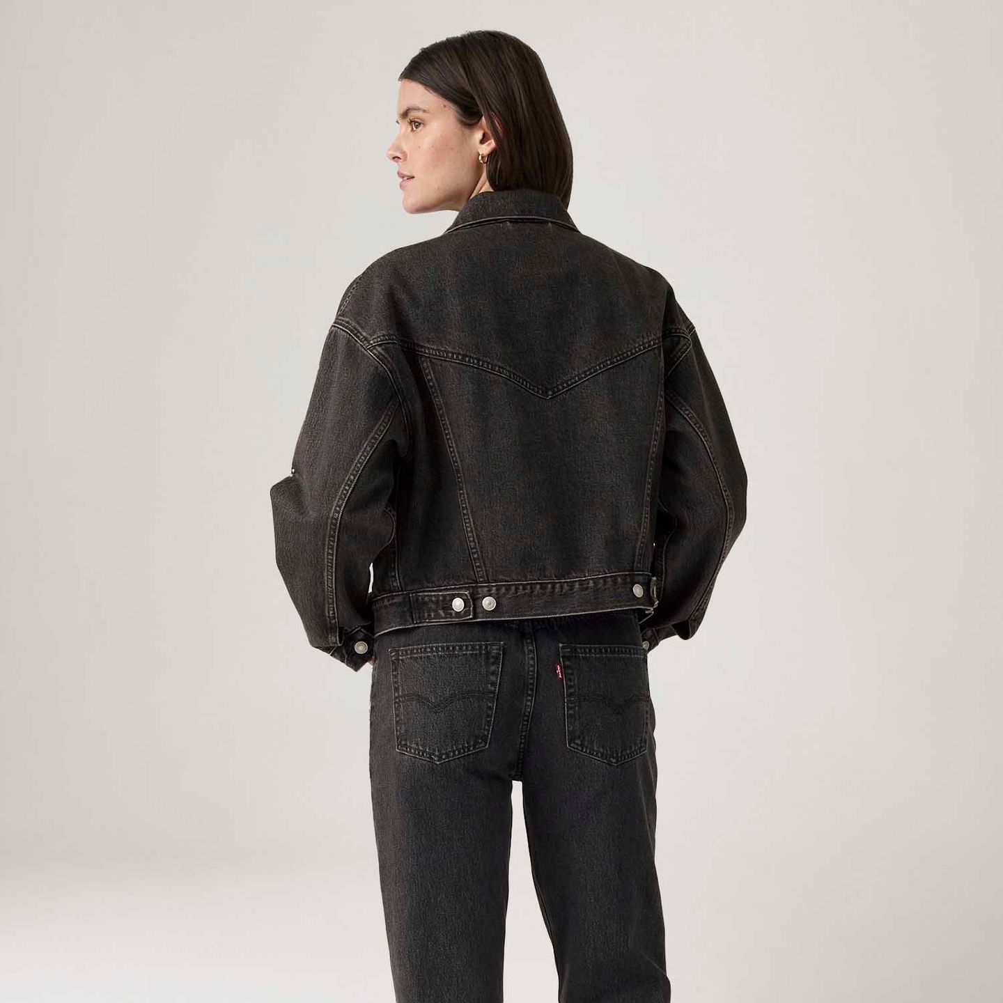 Jaqueta Jeans Levi's® Shrunken 90's Preta - Levi's® Brasil