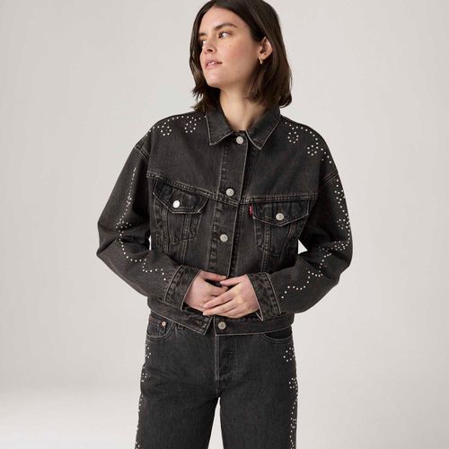 Jaqueta Jeans Levi's® Shrunken 90's Preta
