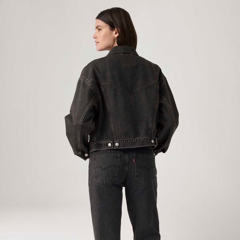Jaqueta Jeans Levi's® Shrunken 90's Preta - Levi's® Brasil