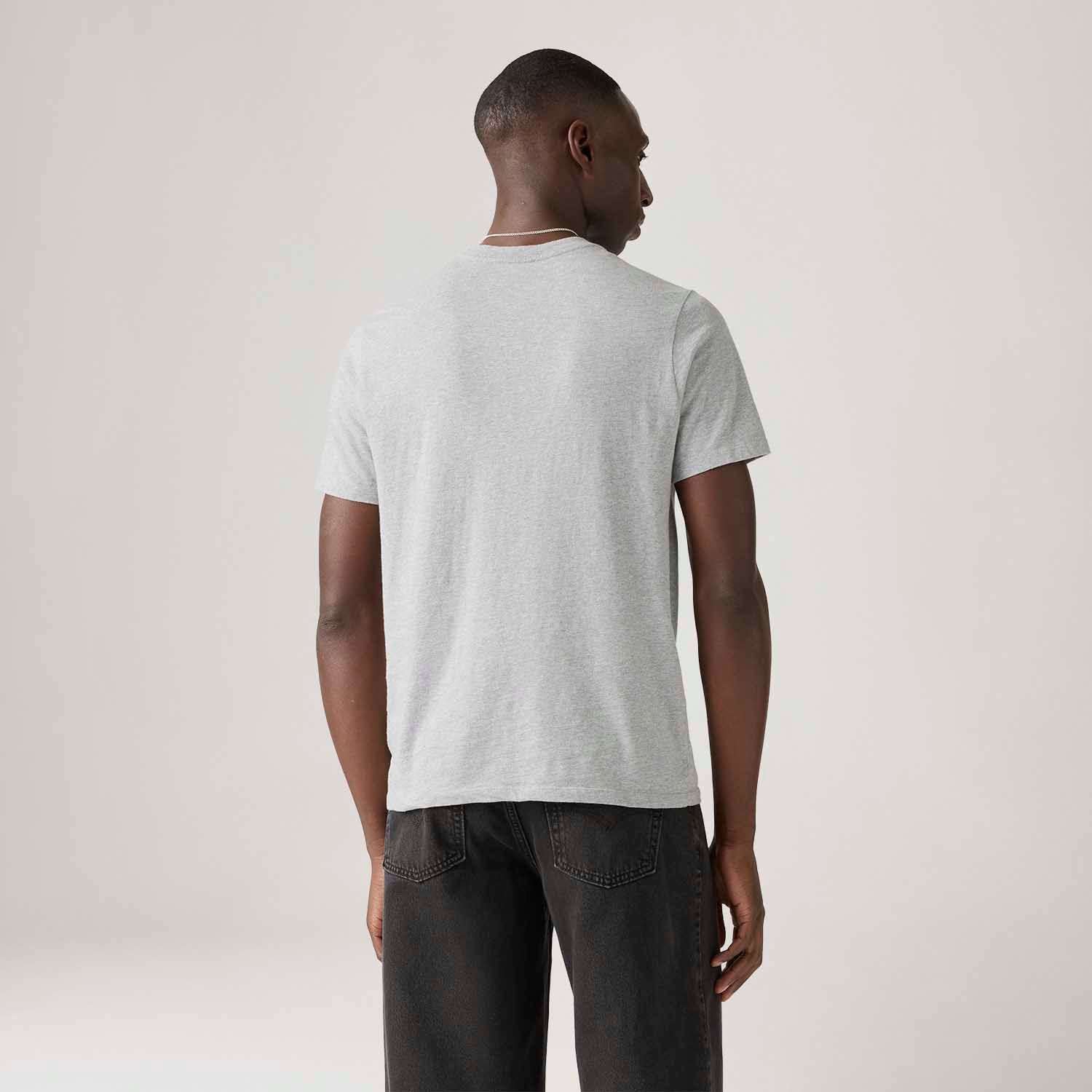 Camiseta Levi's® Graphic Crewneck Cinza Manga Curta - Levi's® Brasil