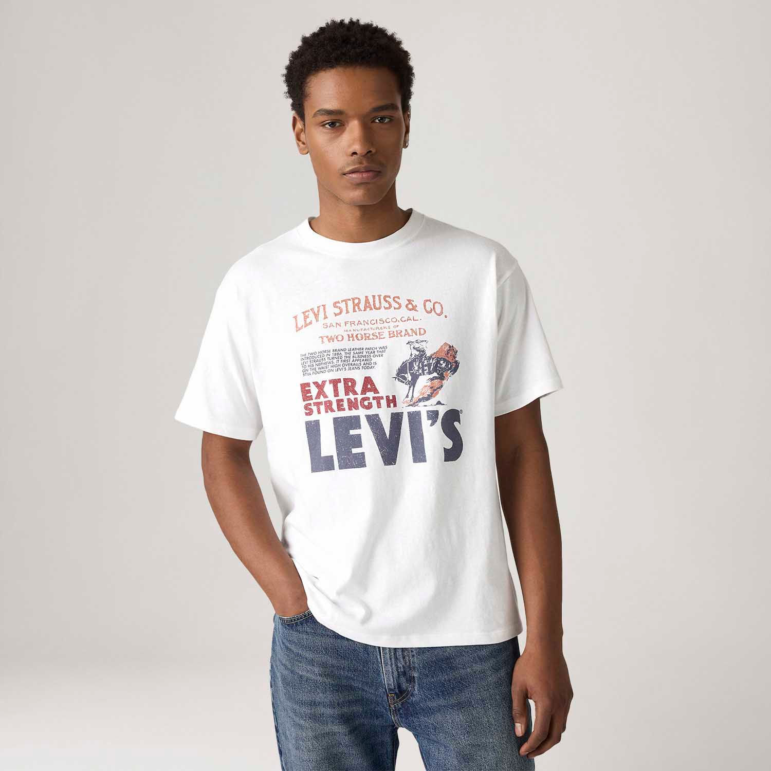 Camiseta Levi's® Vintage Graphic Branca - Levi's® Brasil