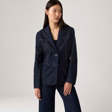 Blazer Jeans Levi's® Paloma Western Lavagem Escura