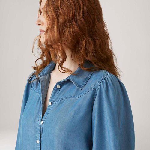 Camisa Levi's® Journey Western Lavagem Média