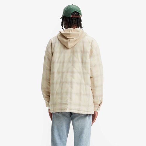 Jaqueta Levi's Jack Worker Off White com Capuz