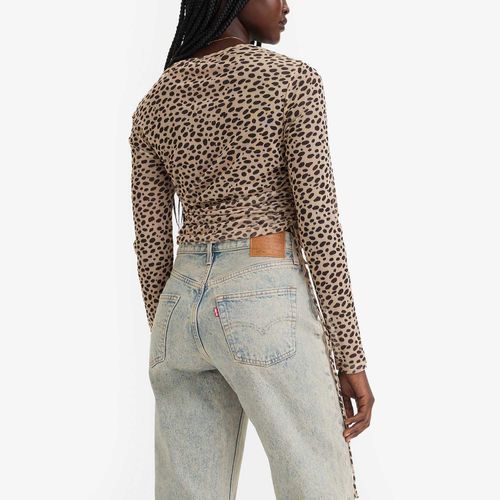 Blusa Levi's Jewel Mesh Top Bege