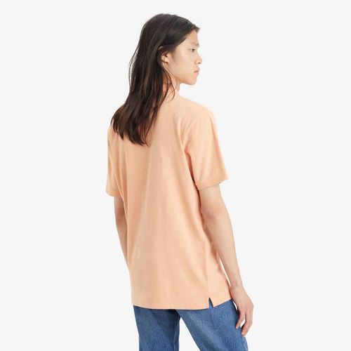 Camisa Polo Levi's® Slim Housemark Salmão Manga Curta