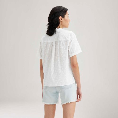 Camisa Levi's® Joyce Resort Branca Manga Curta