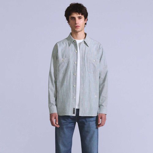 Camisa Levi's® Blue Tab Work Manga Longa Listrada