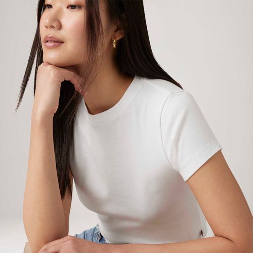 Camiseta Levi's® Essential Sporty Branca Manga Curta