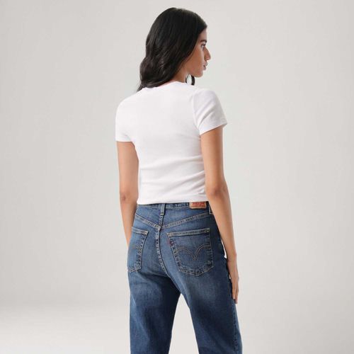 Camiseta Levi's® Essential Sporty Branca Manga Curta
