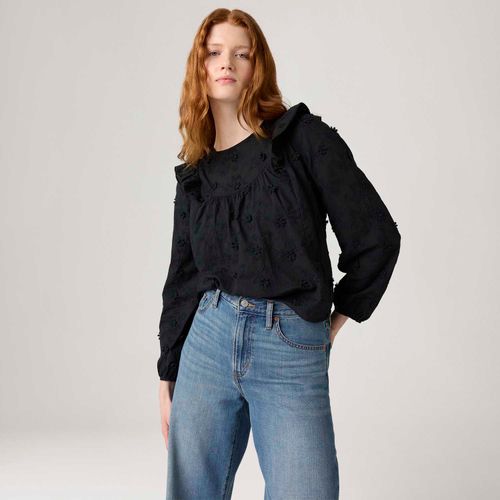 Blusa Levi's® Mallory Preta Manga Longa